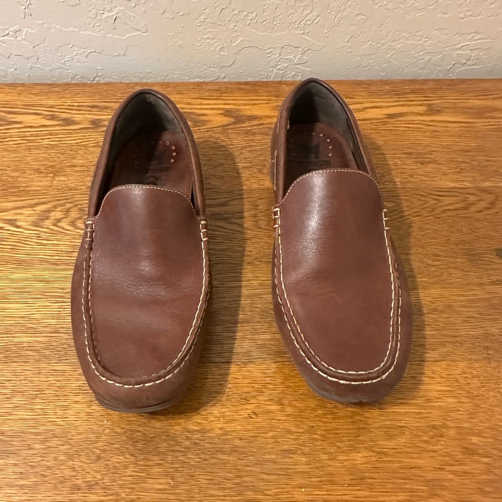 Mephisto Men's Tan Leather Loafers